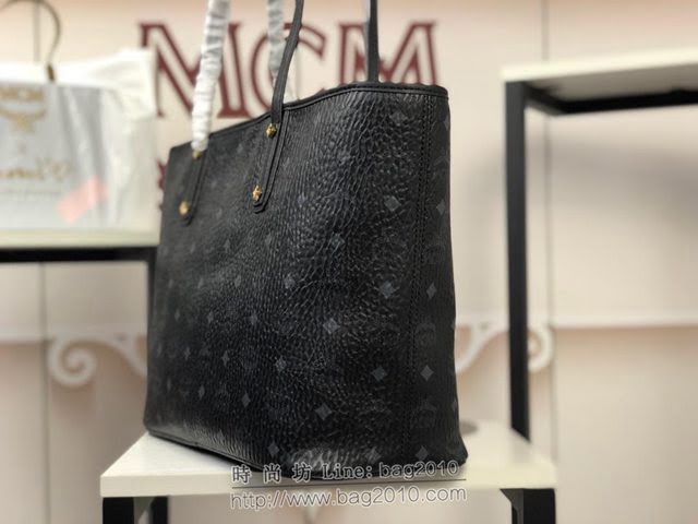 MCM女包 原單 6268貼標 2018款 MCM母子購物袋 3D貼花裝飾 配備可拆卸內部袋 MCM女手提袋 MCM肩背包  mdmc1351